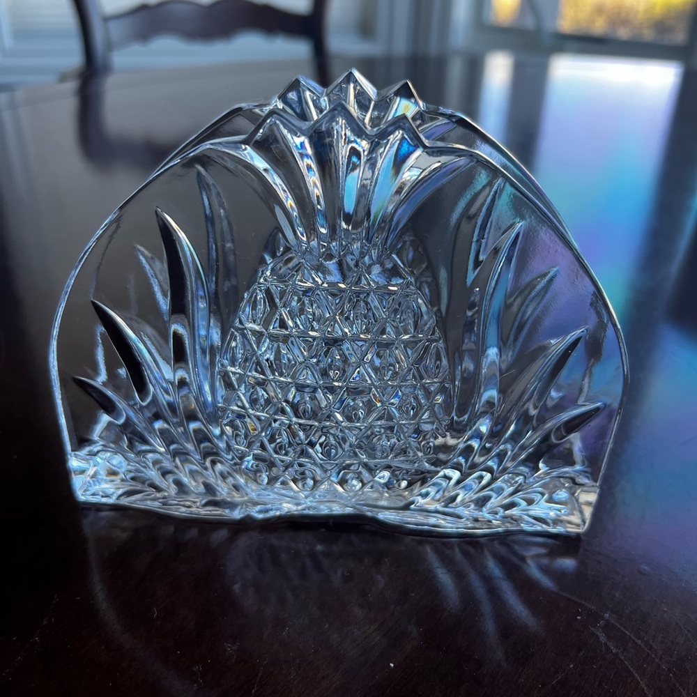 Glass Pineapple Napkin Holder